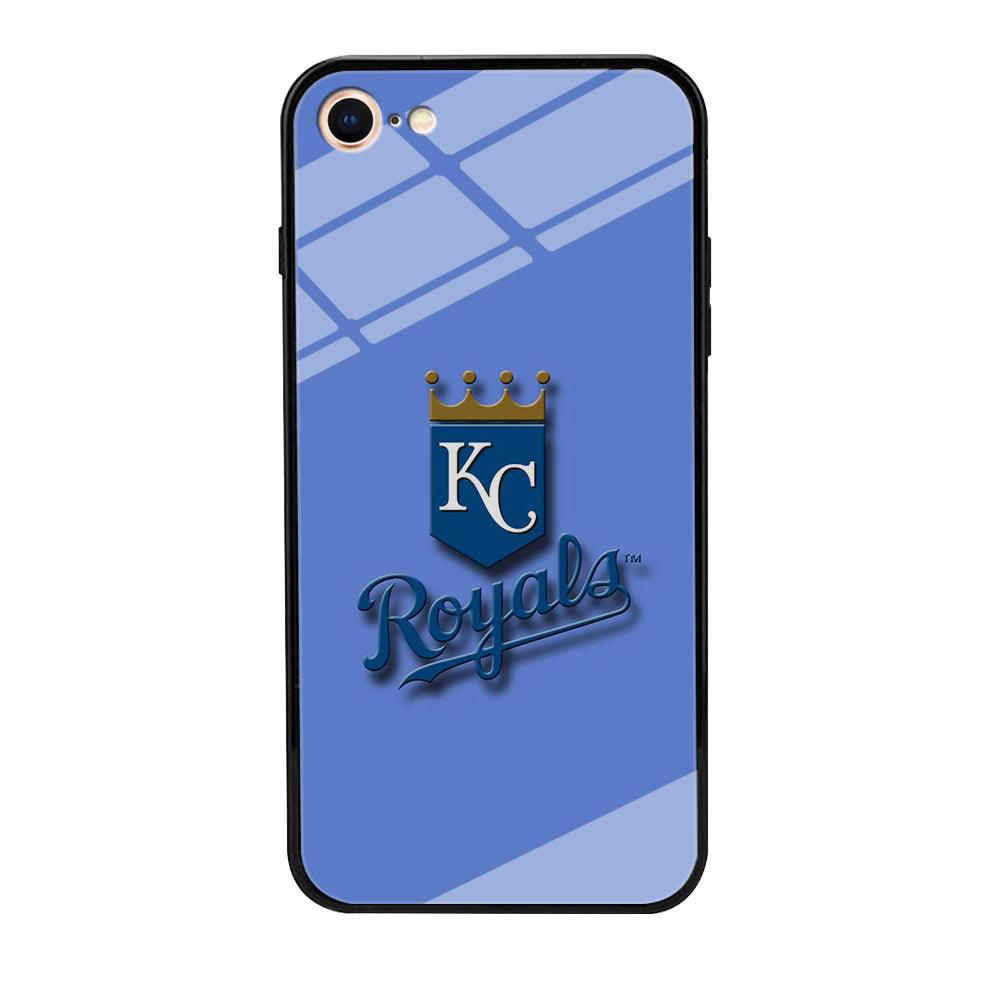 Baseball Kansas City Royals MLB 002 iPhone 8 Case-Tempered Glass Case-Xtracase