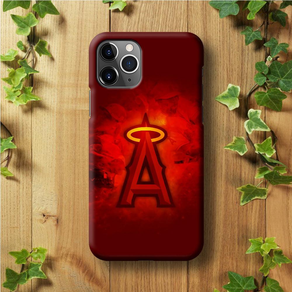 Baseball Los Angeles Angels MLB 002 iPhone 11 Pro Case-Plastic / Full Wrap (3D Case)-Xtracase