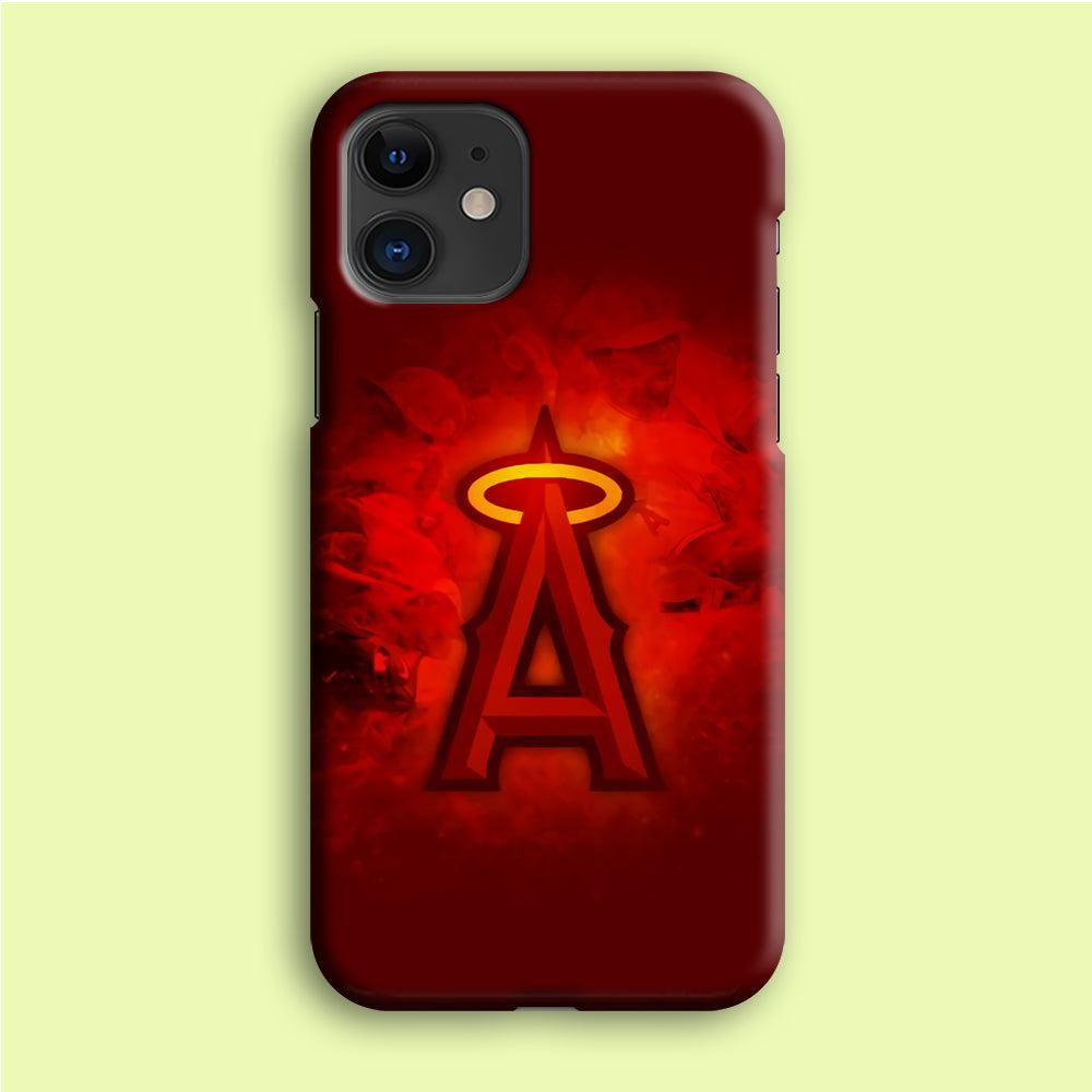Baseball Los Angeles Angels MLB 002 iPhone 12 Case-Plastic / Full Wrap (3D Case)-Xtracase