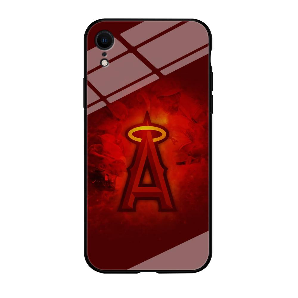 Baseball Los Angeles Angels MLB 002 iPhone XR Case-Tempered Glass Case-Xtracase