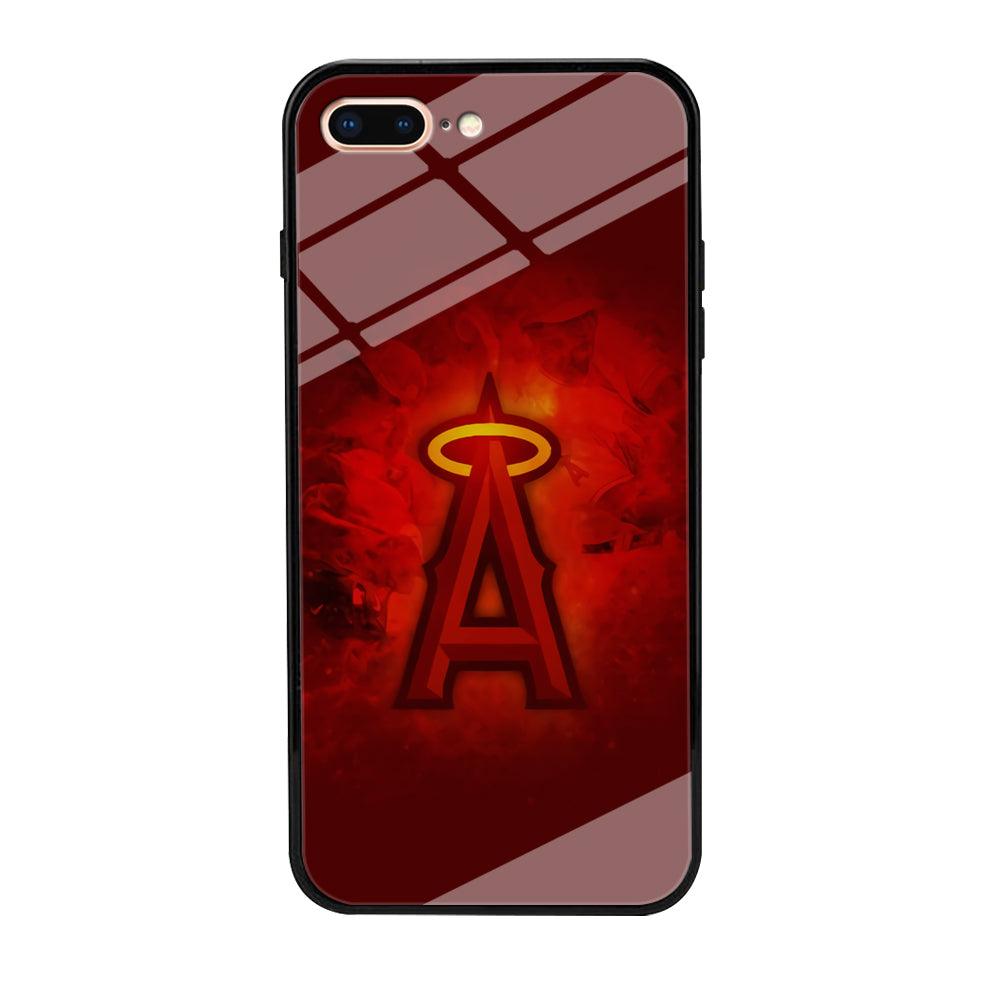 Baseball Los Angeles Angels MLB 002 iPhone 7 Plus Case-Tempered Glass Case-Xtracase