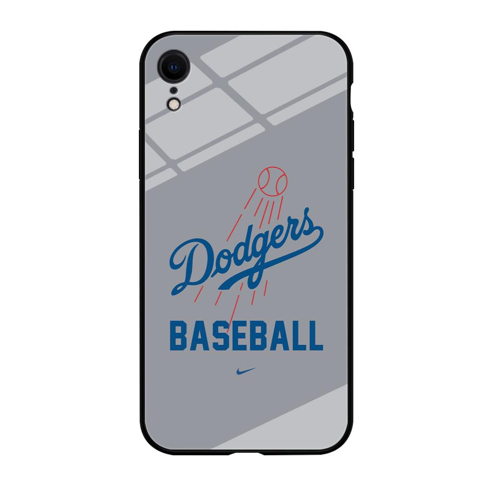 Baseball Los Angeles Dodgers MLB 002 iPhone XR Case-Tempered Glass Case-Xtracase
