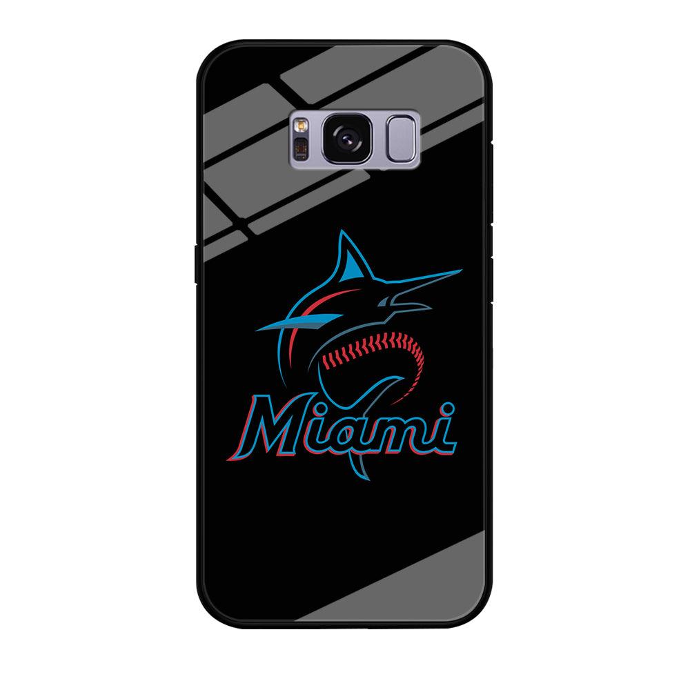 Baseball Miami Marlins MLB 001 Samsung Galaxy S8 Case-Tempered Glass Case-Xtracase