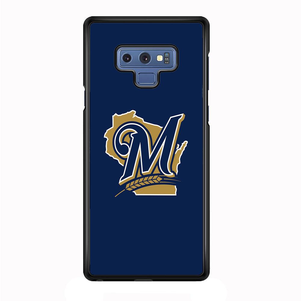 Baseball Milwaukee Brewers MLB 001 Samsung Galaxy Note 9 Case-Plastic / Full Wrap (3D Case)-Xtracase