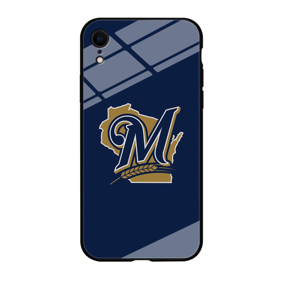 Baseball Milwaukee Brewers MLB 001 iPhone XR Case-Tempered Glass Case-Xtracase