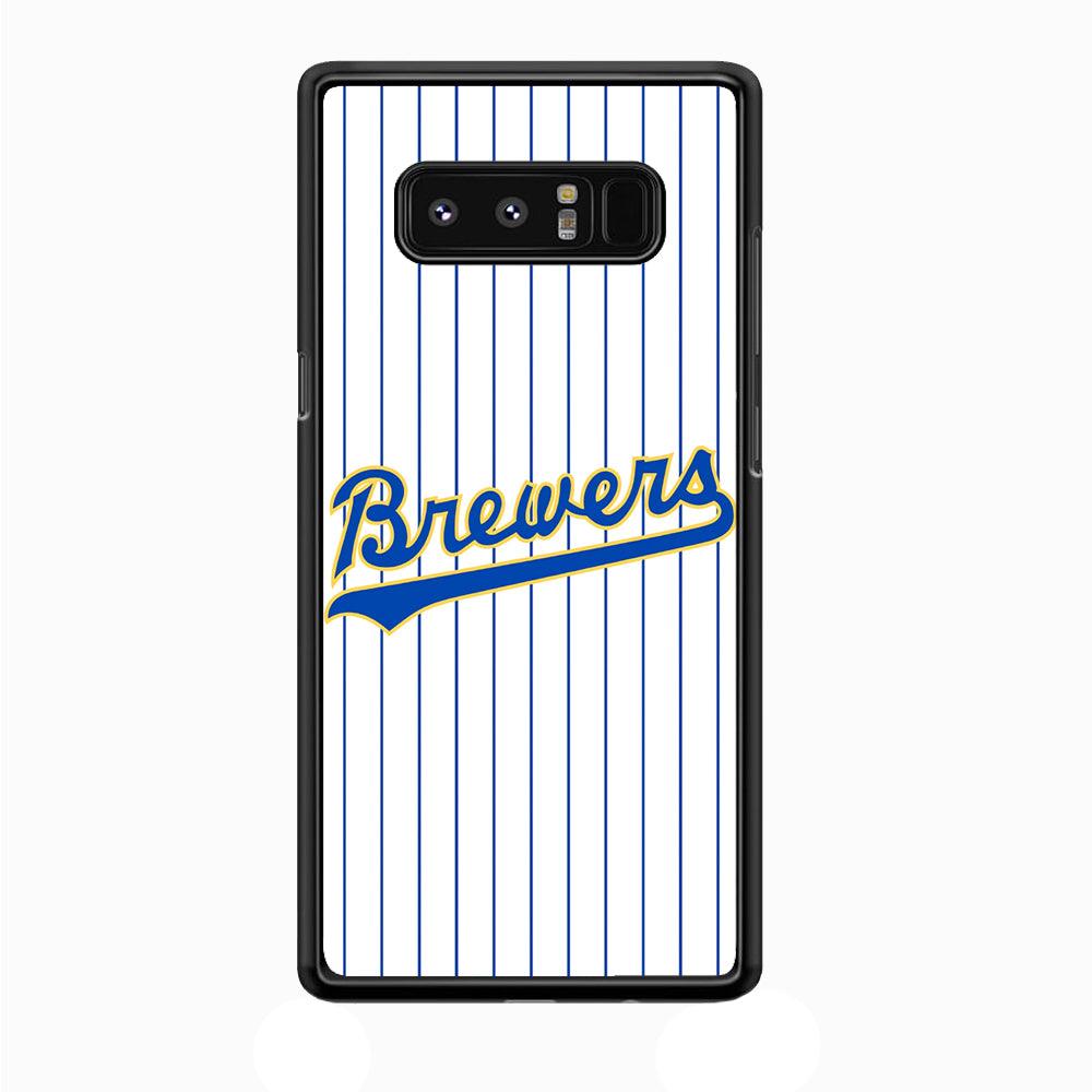 Baseball Milwaukee Brewers MLB 002 Samsung Galaxy Note 8 Case-Plastic / Full Wrap (3D Case)-Xtracase