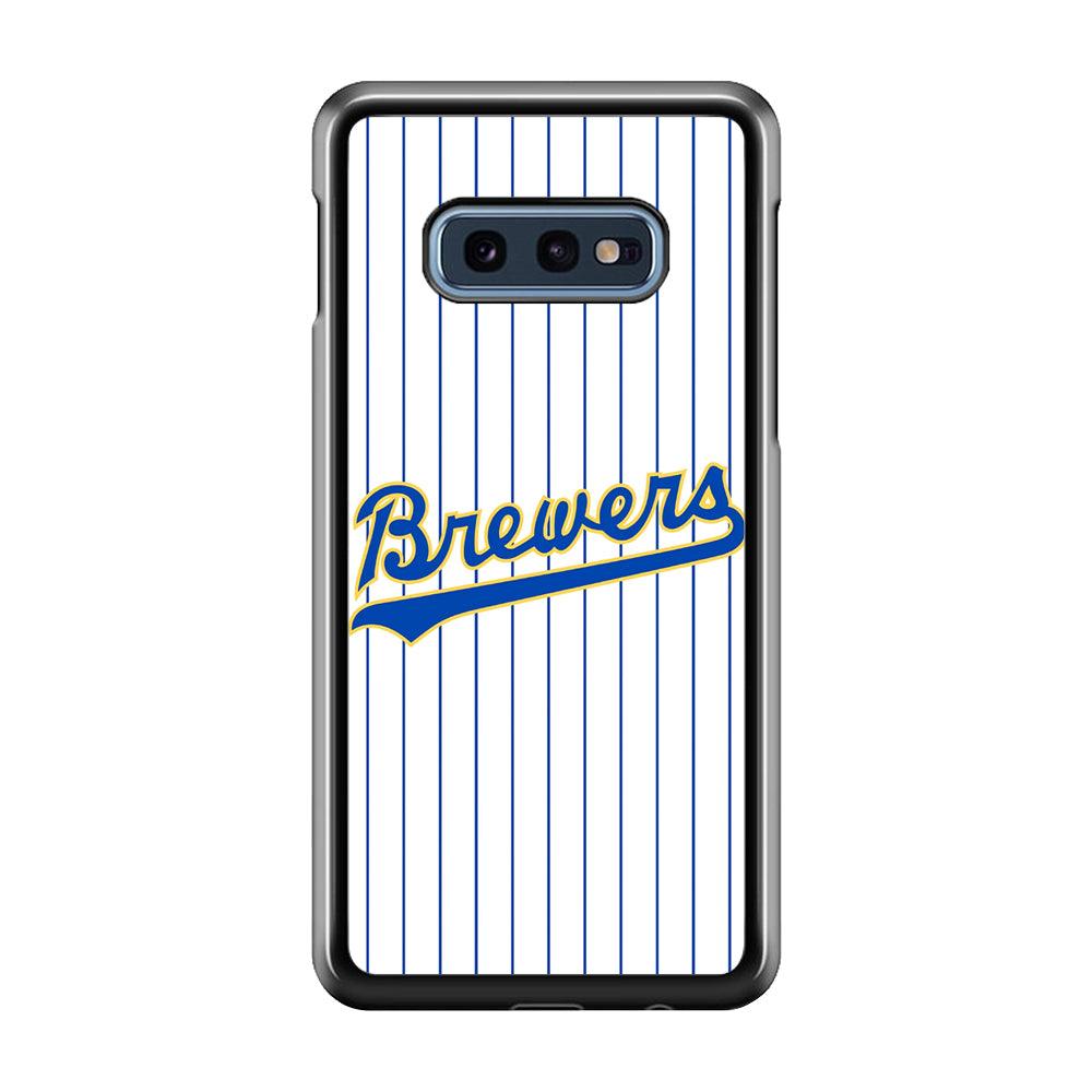 Baseball Milwaukee Brewers MLB 002 Samsung Galaxy S10E Case-Plastic / Full Wrap (3D Case)-Xtracase