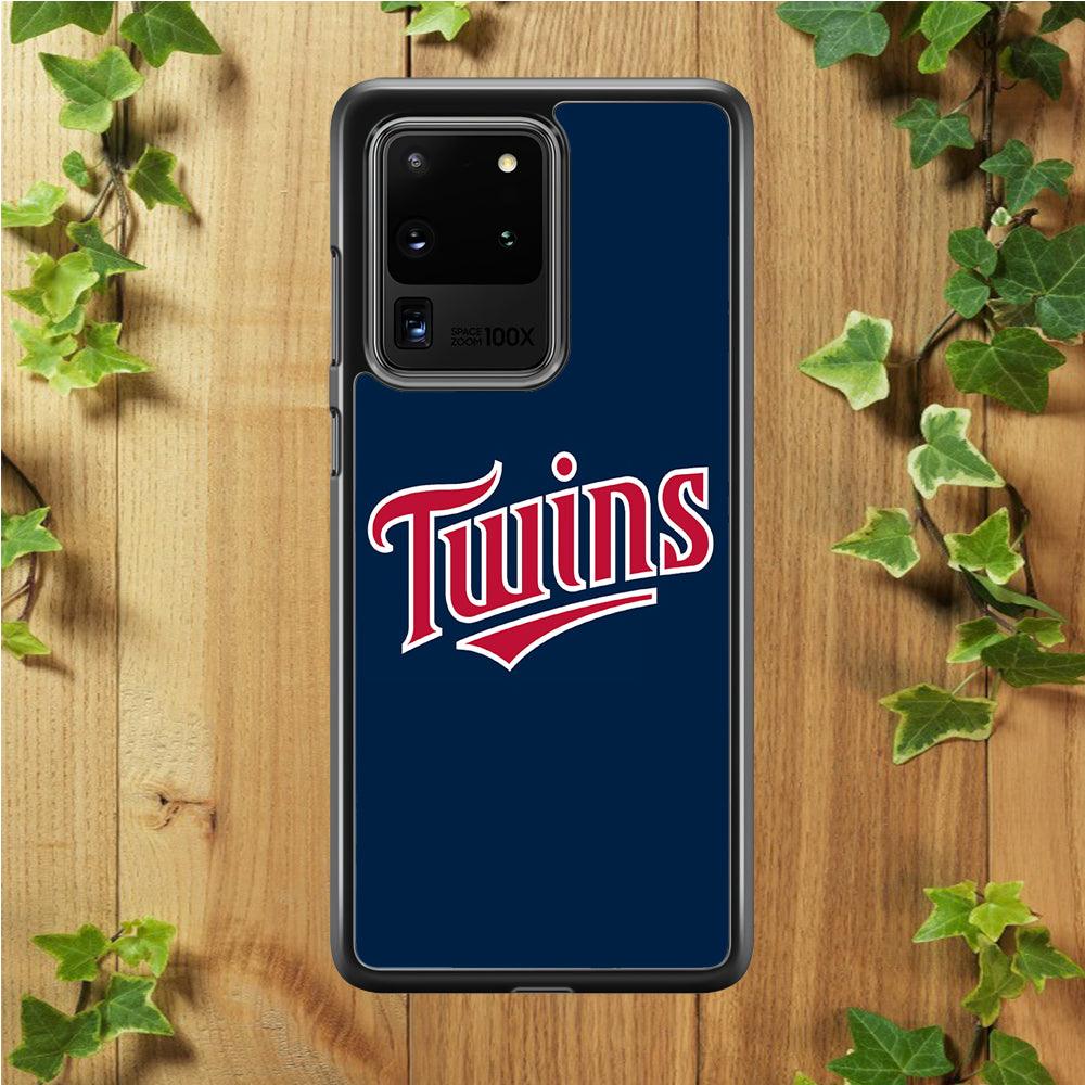 Baseball Minnesota Twins MLB 001 Samsung Galaxy S20 Ultra Case-Plastic / Full Wrap (3D Case)-Xtracase