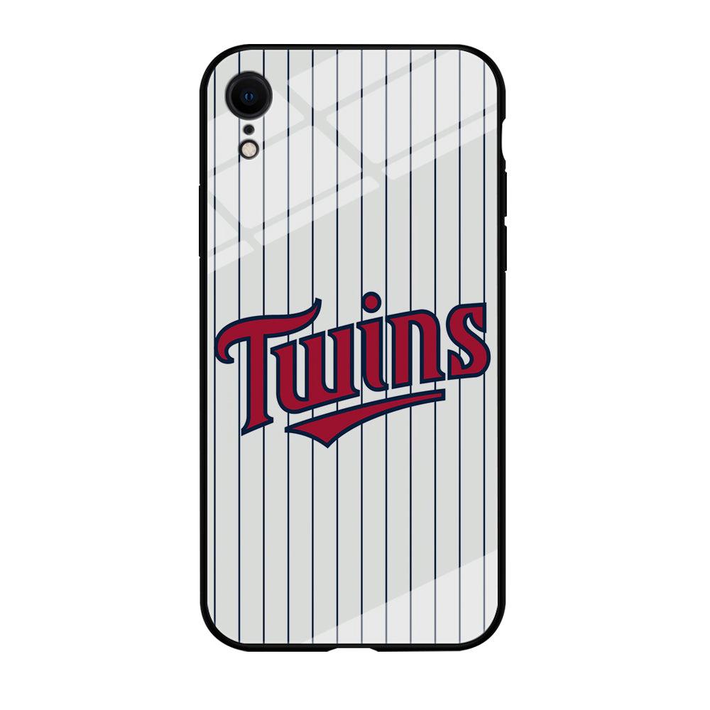 Baseball Minnesota Twins MLB 002 iPhone XR Case-Tempered Glass Case-Xtracase
