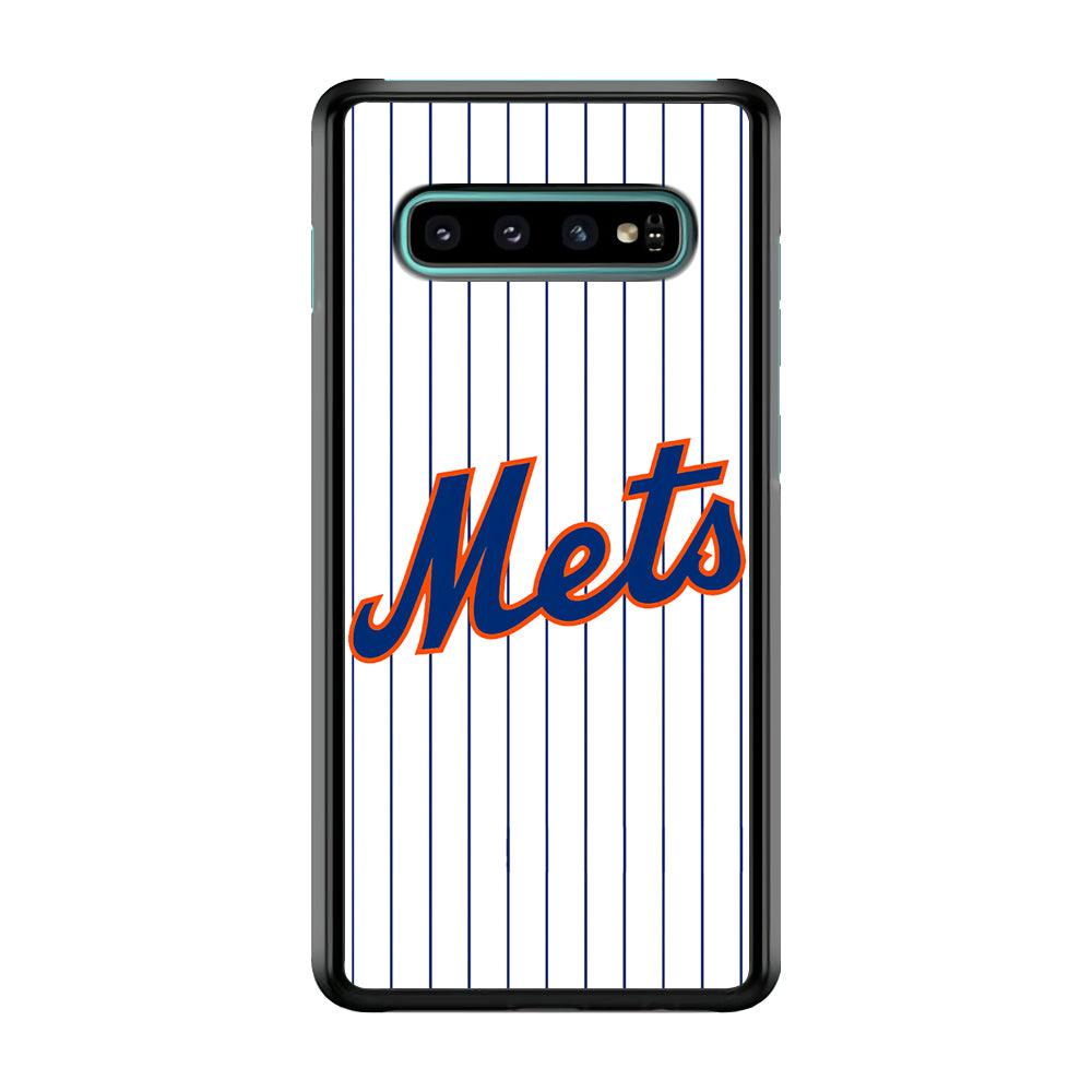 Baseball New York Mets MLB 001 Samsung Galaxy S10 Case-Plastic / Full Wrap (3D Case)-Xtracase