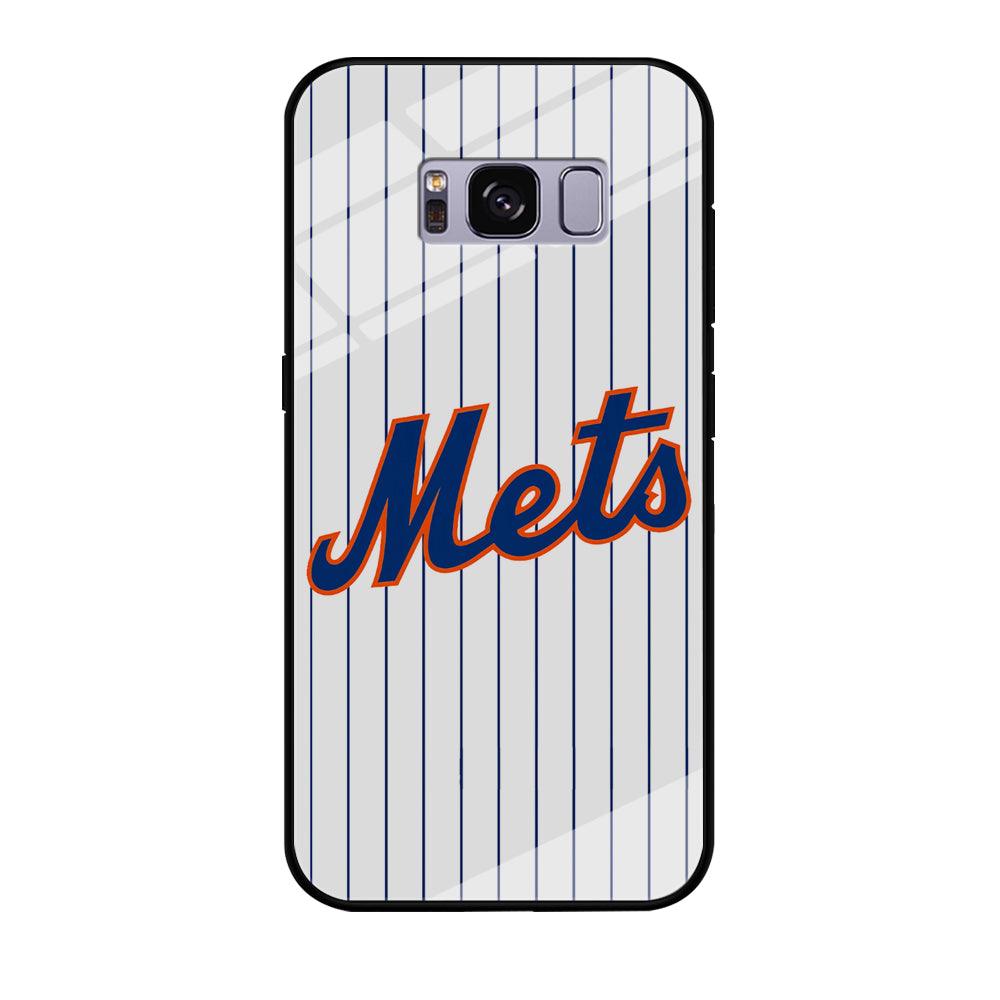 Baseball New York Mets MLB 001 Samsung Galaxy S8 Case-Tempered Glass Case-Xtracase