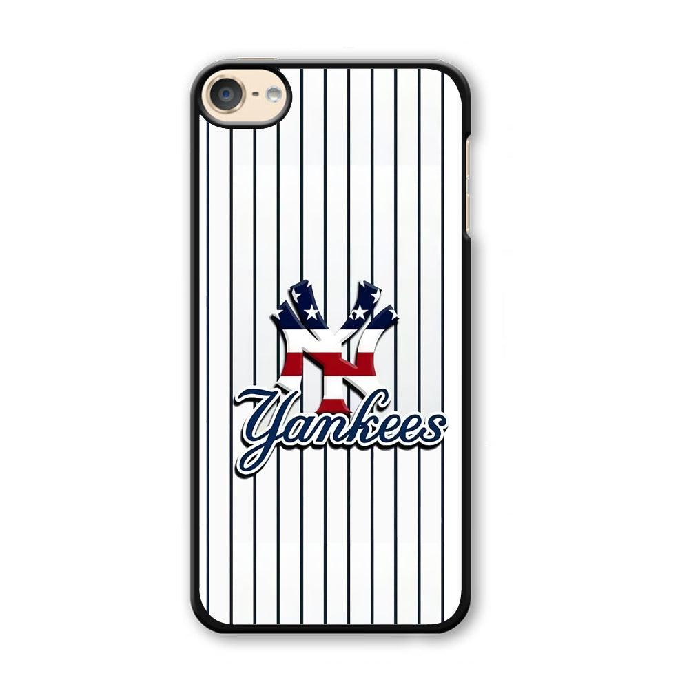 Baseball New York Yankees MLB 001 iPod Touch 6 Case-Plastic / Full Wrap (3D Case)-Xtracase