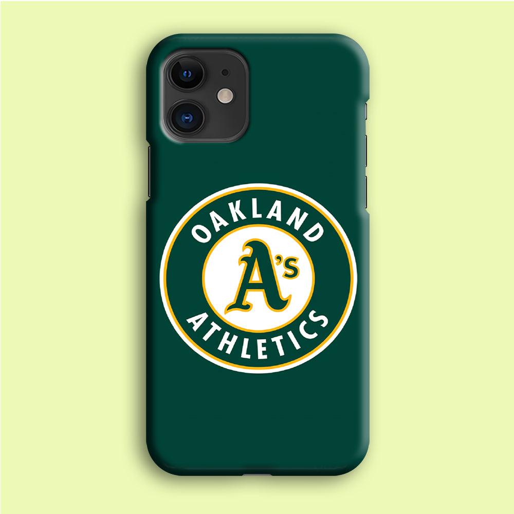 Baseball Oakland Athletics MLB 001 iPhone 12 Mini Case-Plastic / Full Wrap (3D Case)-Xtracase