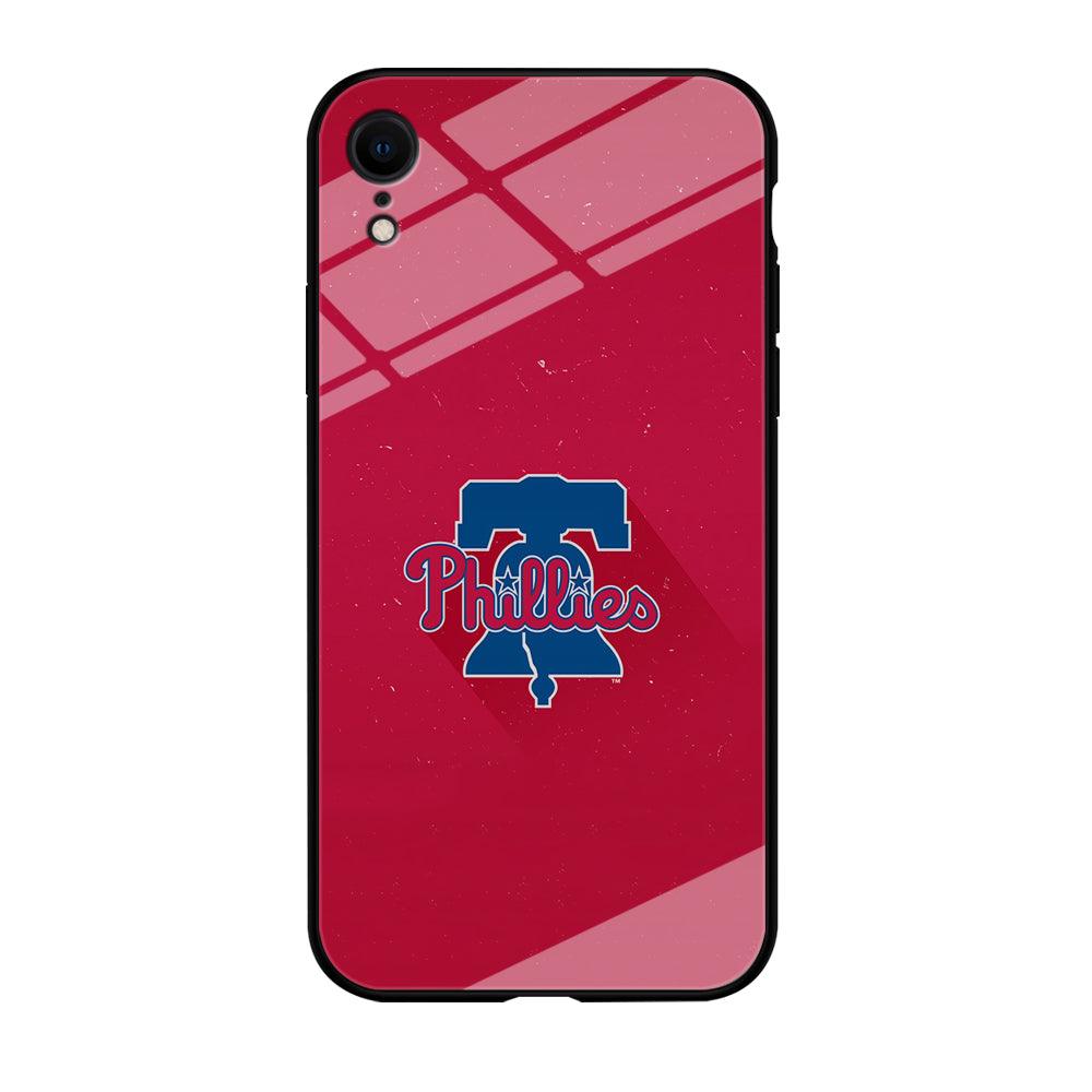 Baseball Philadelphia Phillies MLB 001 iPhone XR Case-Tempered Glass Case-Xtracase