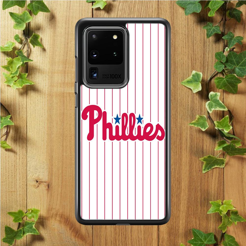 Baseball Philadelphia Phillies MLB 002 Samsung Galaxy S20 Ultra Case-Plastic / Full Wrap (3D Case)-Xtracase