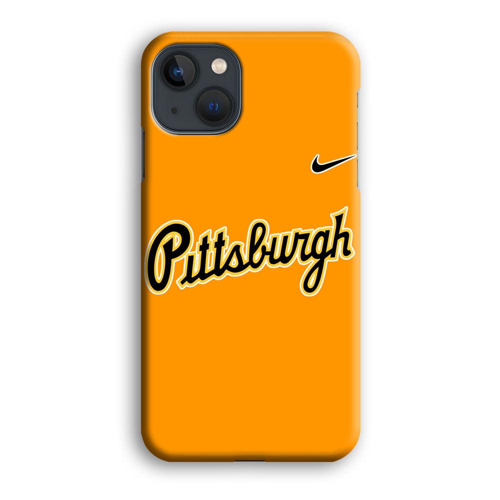 Baseball Pittsburgh Pirates MLB 002 iPhone 13 Case-Plastic / Full Wrap (3D Case)-Xtracase