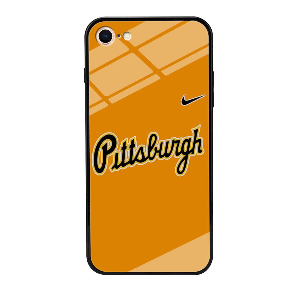 Baseball Pittsburgh Pirates MLB 002 iPhone 8 Case-Tempered Glass Case-Xtracase