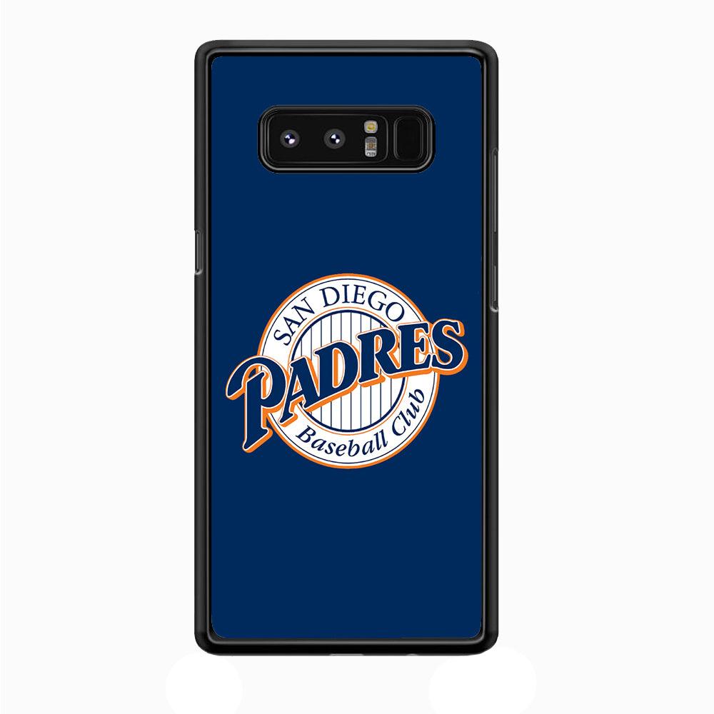 Baseball San Diego Padres MLB 002 Samsung Galaxy Note 8 Case-Plastic / Full Wrap (3D Case)-Xtracase