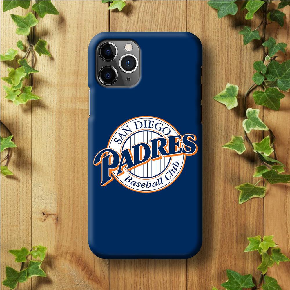 Baseball San Diego Padres MLB 002 iPhone 11 Pro Case-Plastic / Full Wrap (3D Case)-Xtracase