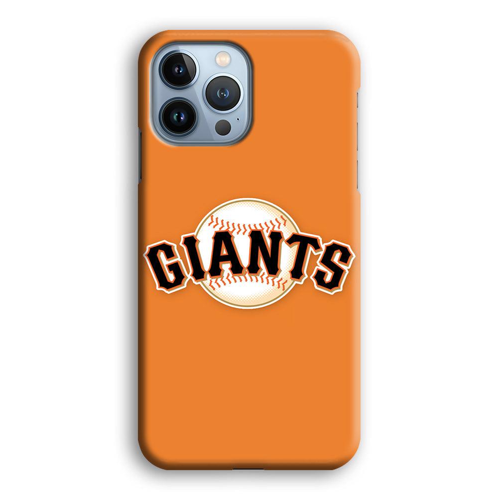 Baseball San Francisco Giants MLB 001 iPhone 13 Pro Max Case-Plastic / Full Wrap (3D Case)-Xtracase