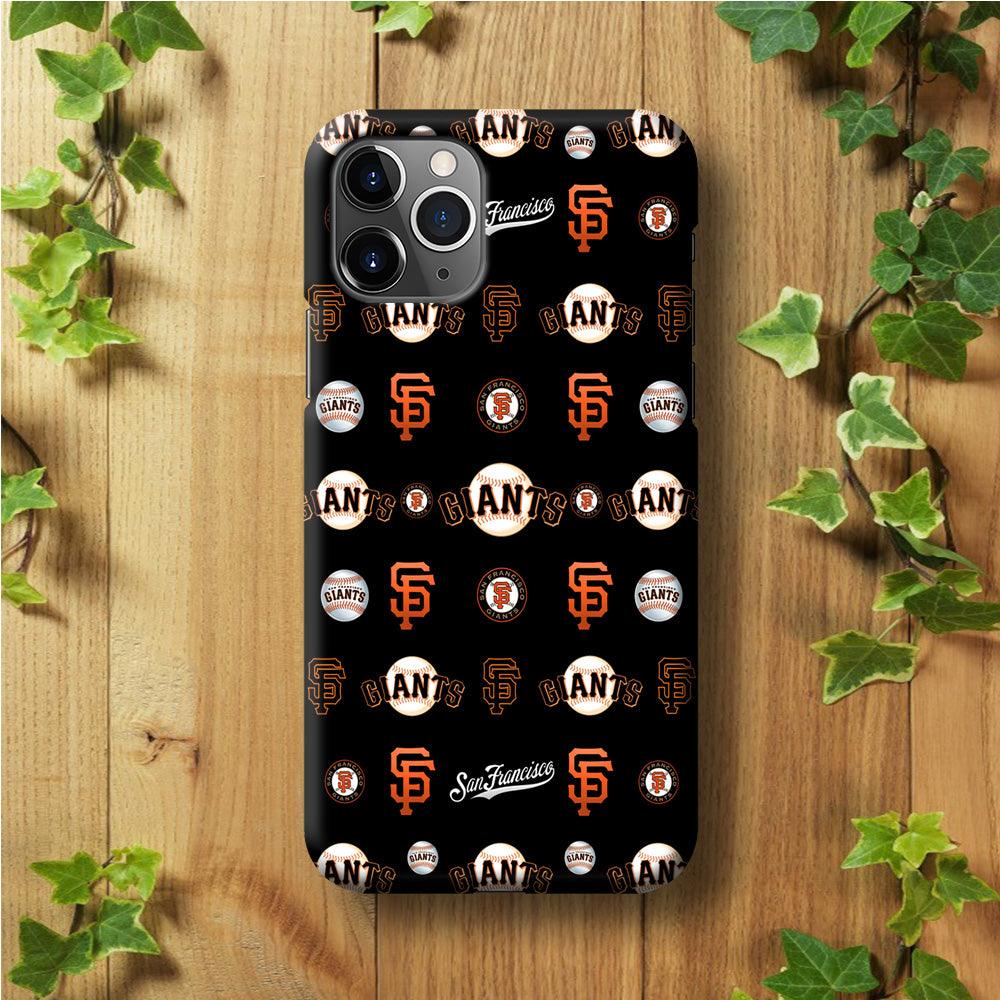 Baseball San Francisco Giants MLB 002 iPhone 11 Pro Max Case-Plastic / Full Wrap (3D Case)-Xtracase