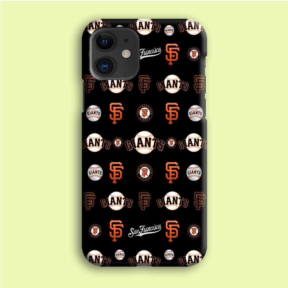 Baseball San Francisco Giants MLB 002 iPhone 12 Case-Plastic / Full Wrap (3D Case)-Xtracase
