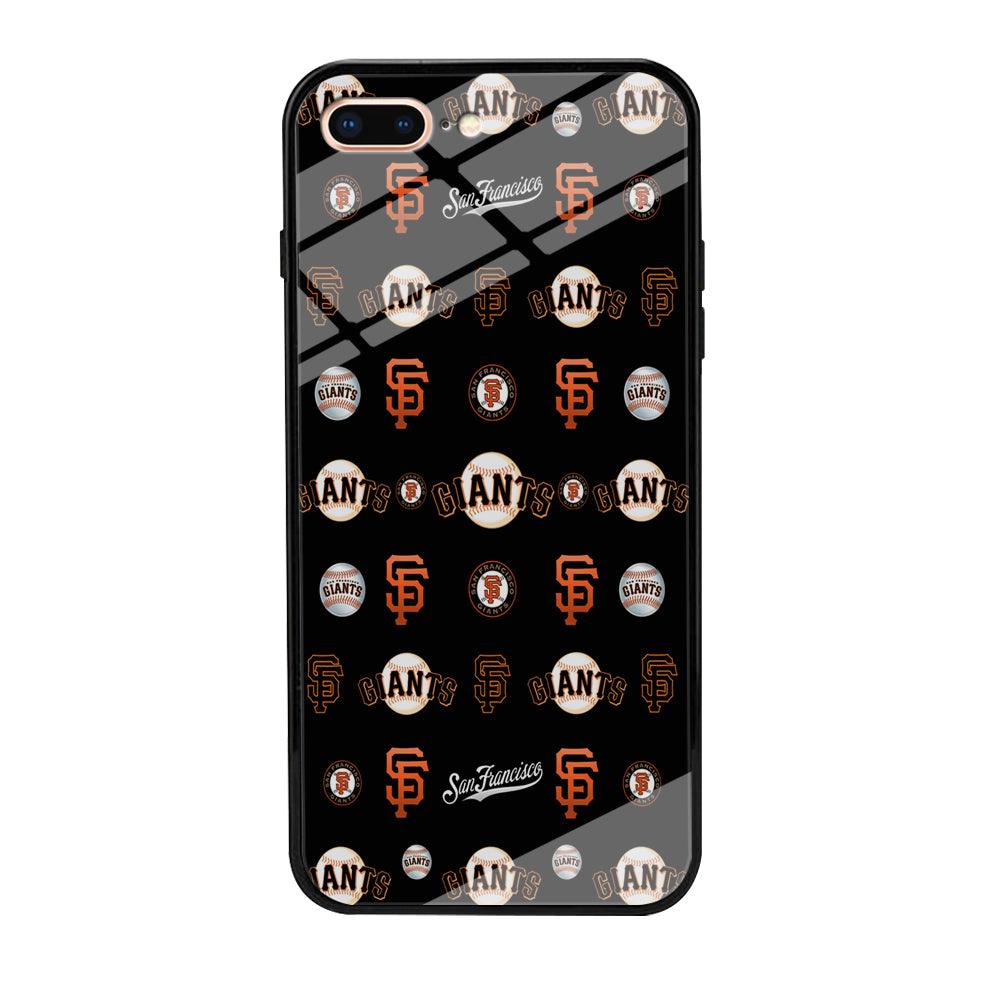 Baseball San Francisco Giants MLB 002 iPhone 8 Plus Case-Tempered Glass Case-Xtracase