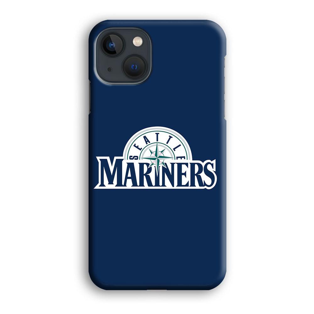 Baseball Seattle Mariners MLB 001 iPhone 13 Case-Plastic / Full Wrap (3D Case)-Xtracase