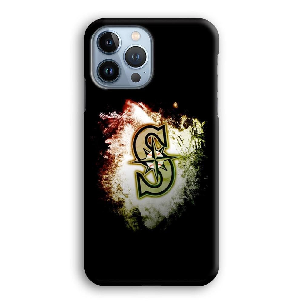 Baseball Seattle Mariners MLB 002 iPhone 13 Pro Max Case-Plastic / Full Wrap (3D Case)-Xtracase
