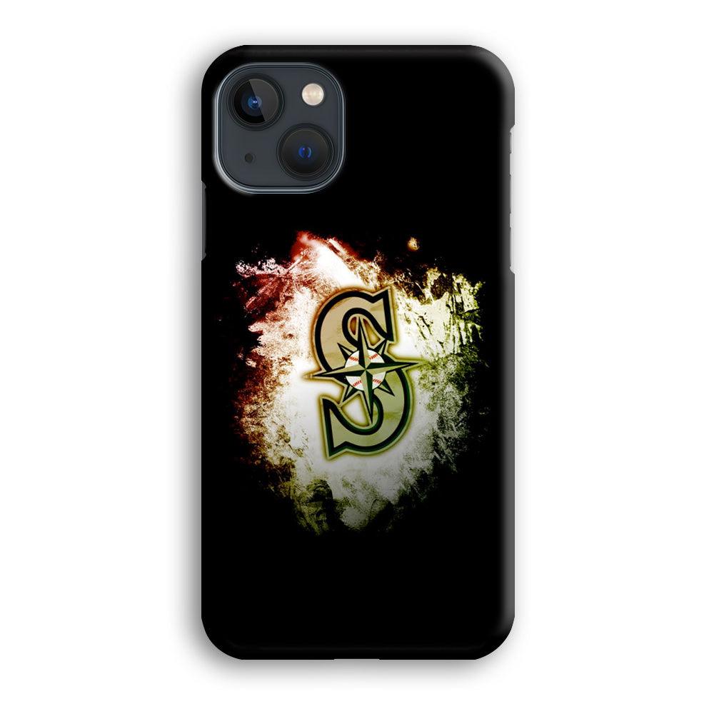 Baseball Seattle Mariners MLB 002 iPhone 13 Mini Case-Plastic / Full Wrap (3D Case)-Xtracase