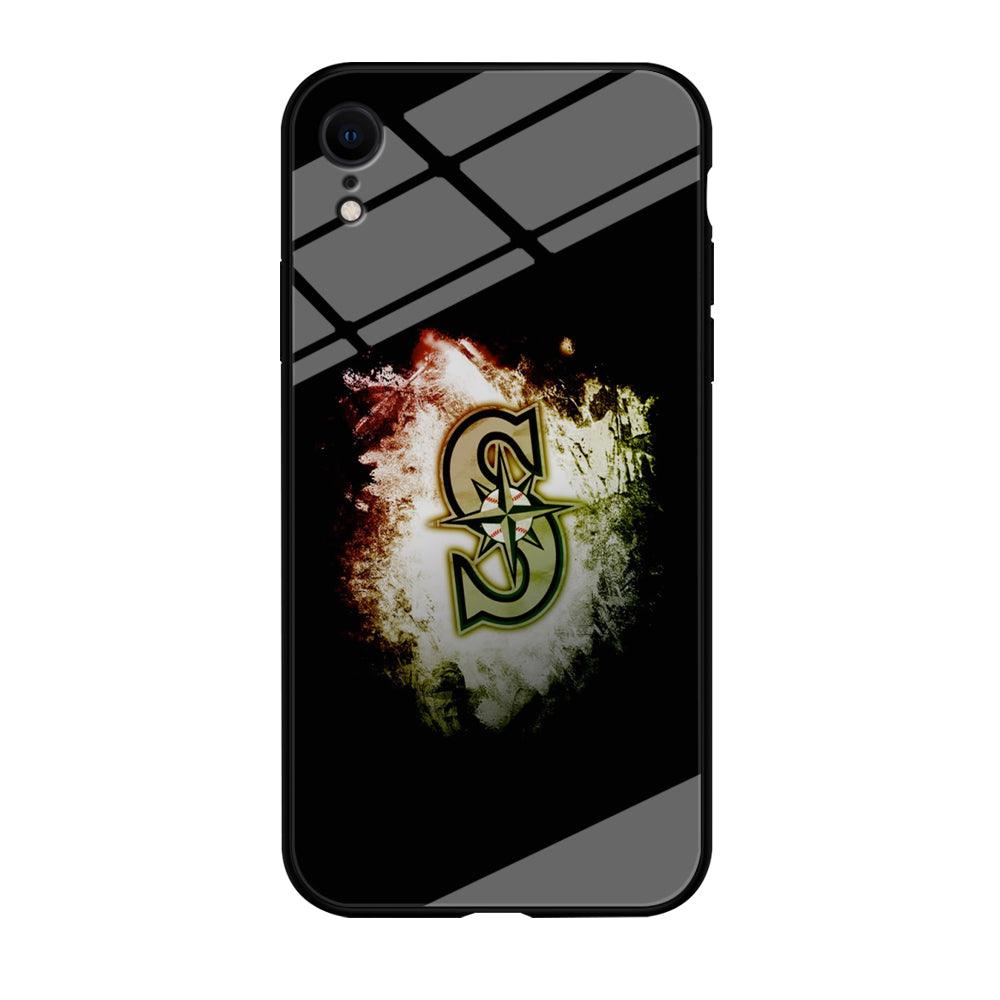 Baseball Seattle Mariners MLB 002 iPhone XR Case-Tempered Glass Case-Xtracase