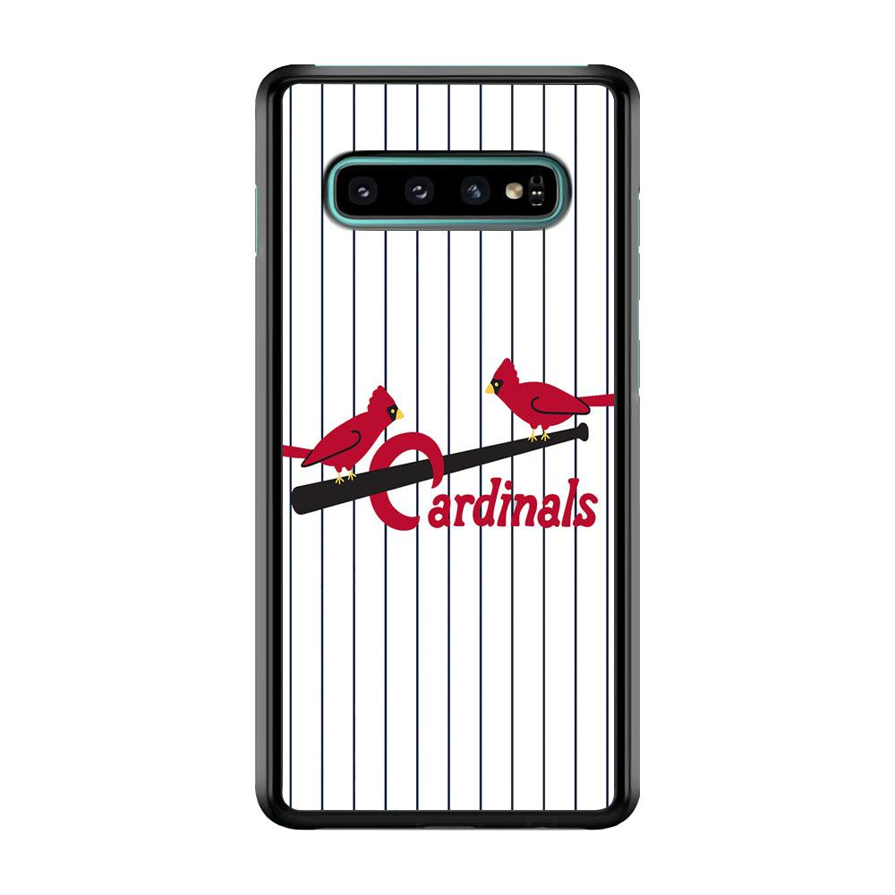 Baseball St. Louis Cardinals MLB 002 Samsung Galaxy S10 Plus Case-Plastic / Full Wrap (3D Case)-Xtracase