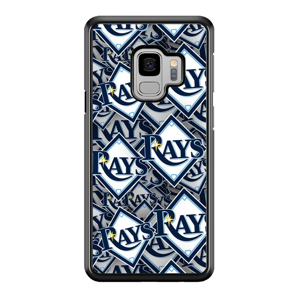 Baseball Tampa Bay Rays MLB 002 Samsung Galaxy S9 Case-Plastic / Full Wrap (3D Case)-Xtracase