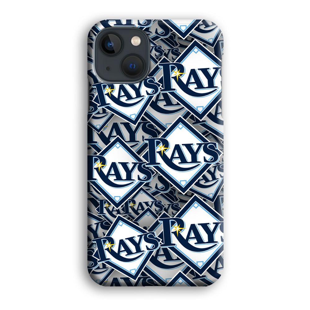 Baseball Tampa Bay Rays MLB 002 iPhone 13 Mini Case-Plastic / Full Wrap (3D Case)-Xtracase