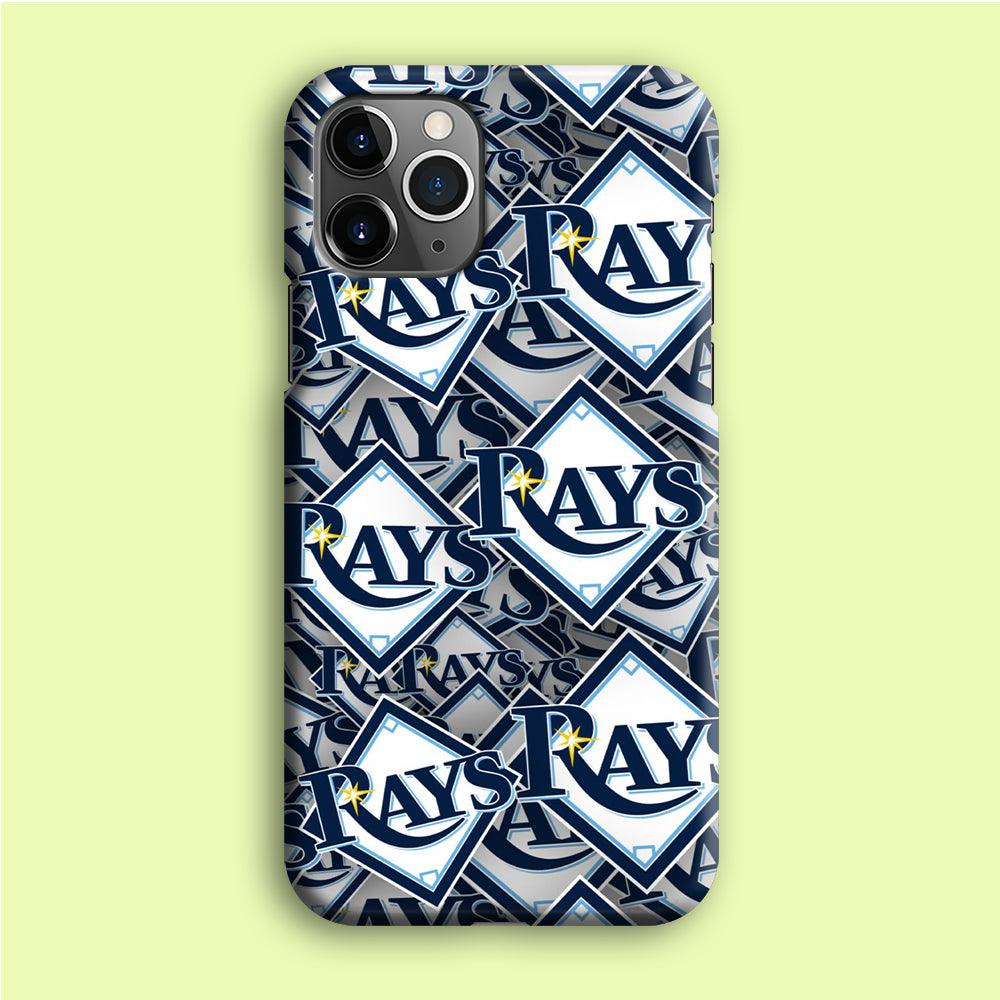 Baseball Tampa Bay Rays MLB 002 iPhone 12 Pro Case-Plastic / Full Wrap (3D Case)-Xtracase
