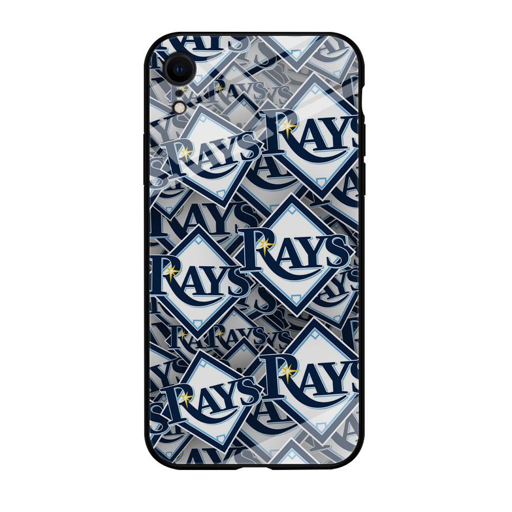 Baseball Tampa Bay Rays MLB 002 iPhone XR Case-Tempered Glass Case-Xtracase
