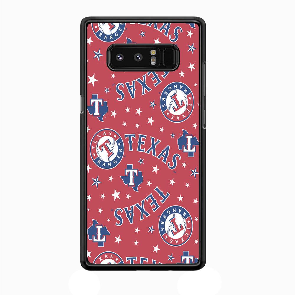 Baseball Texas Rangers MLB 001 Samsung Galaxy Note 8 Case-Plastic / Full Wrap (3D Case)-Xtracase