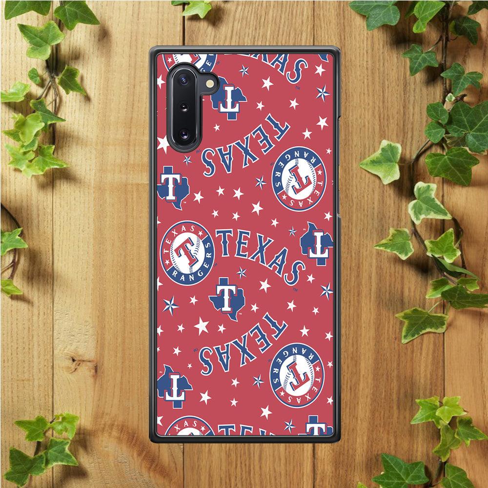 Baseball Texas Rangers MLB 001 Samsung Galaxy Note 10 Case-Plastic / Full Wrap (3D Case)-Xtracase