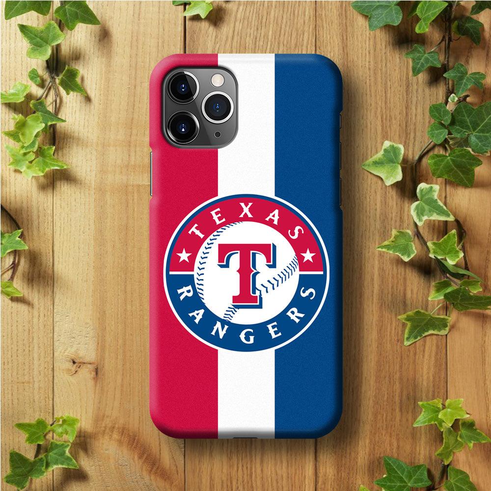 Baseball Texas Rangers MLB 002 iPhone 11 Pro Case-Plastic / Full Wrap (3D Case)-Xtracase