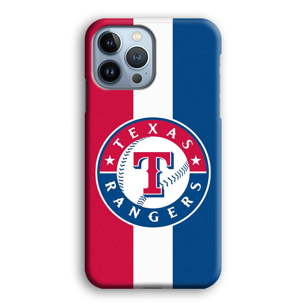 Baseball Texas Rangers MLB 002 iPhone 13 Pro Case-Plastic / Full Wrap (3D Case)-Xtracase