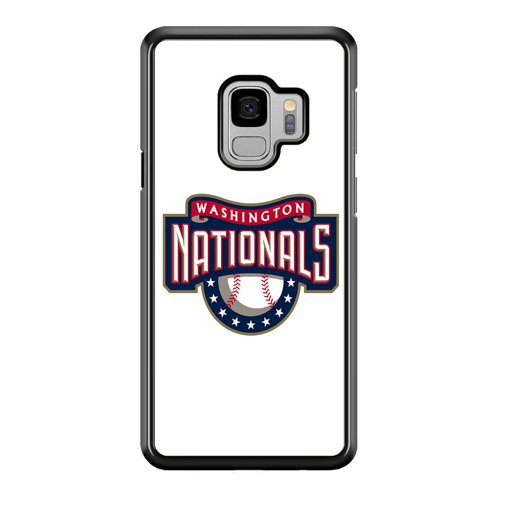Baseball Washington Nationals MLB 001 Samsung Galaxy S9 Case-Plastic / Full Wrap (3D Case)-Xtracase