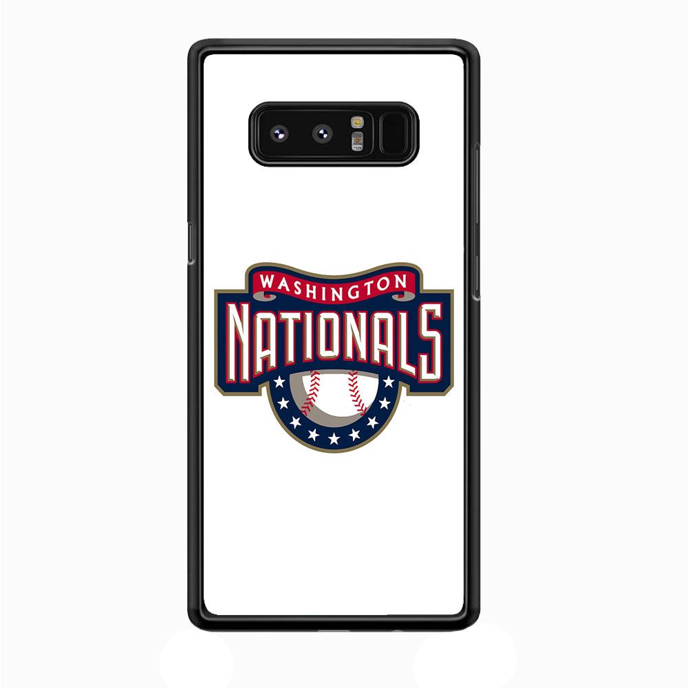 Baseball Washington Nationals MLB 001 Samsung Galaxy Note 8 Case-Plastic / Full Wrap (3D Case)-Xtracase