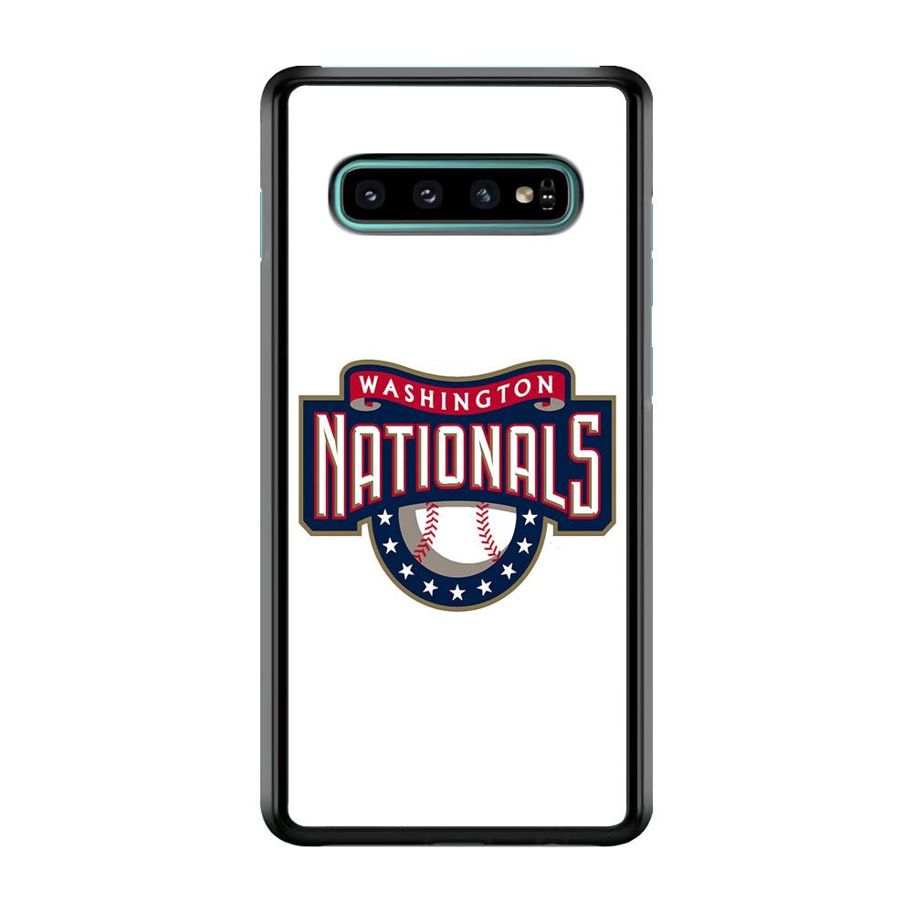 Baseball Washington Nationals MLB 001 Samsung Galaxy S10 Plus Case-Plastic / Full Wrap (3D Case)-Xtracase