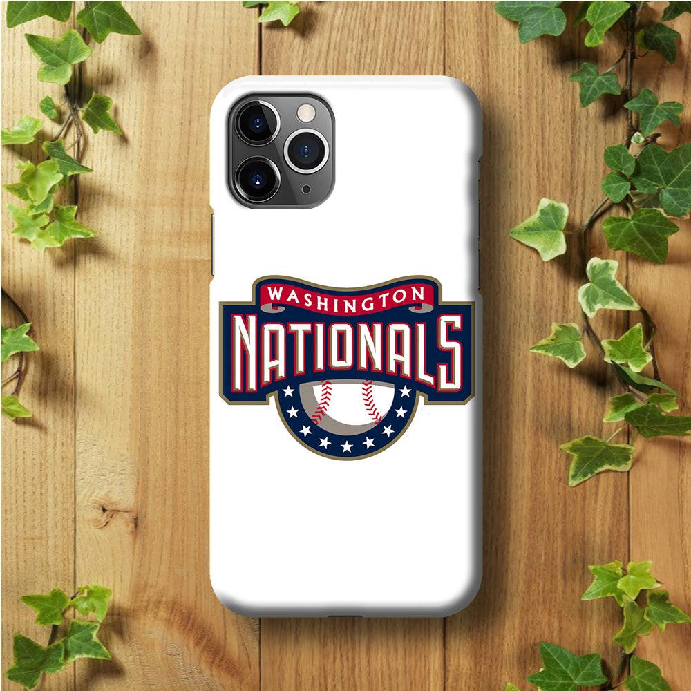 Baseball Washington Nationals MLB 001 iPhone 11 Pro Case-Plastic / Full Wrap (3D Case)-Xtracase