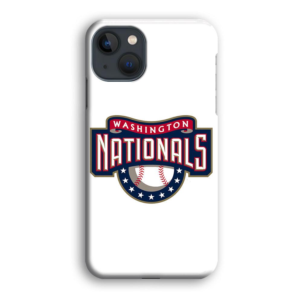 Baseball Washington Nationals MLB 001 iPhone 13 Case-Plastic / Full Wrap (3D Case)-Xtracase