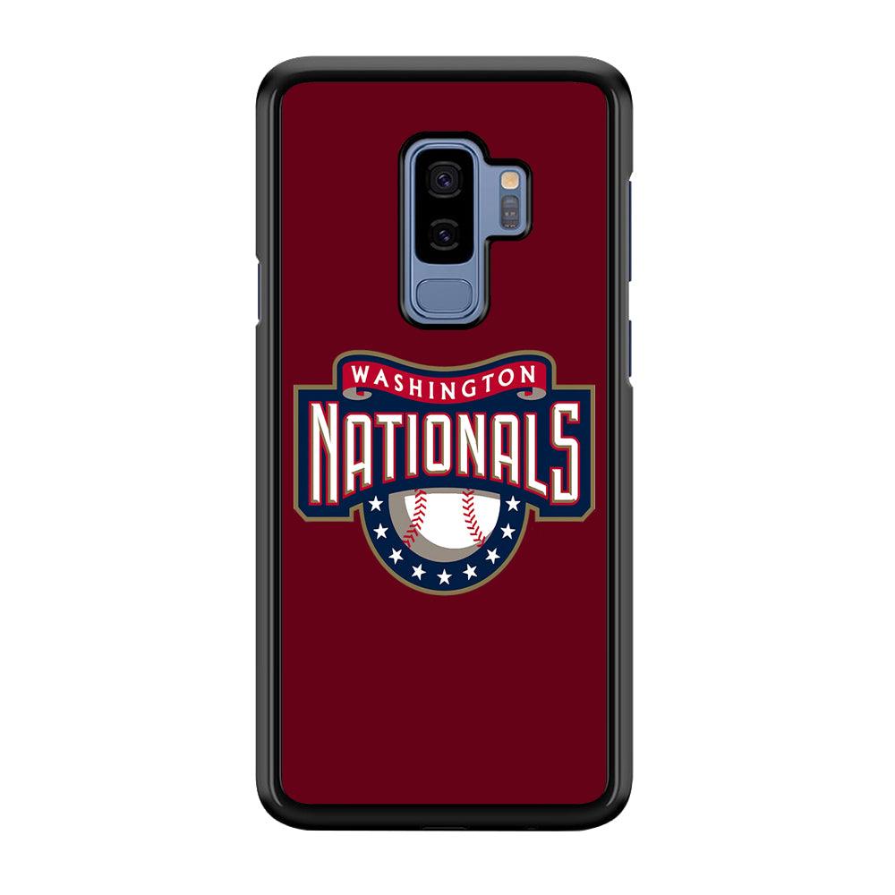 Baseball Washington Nationals MLB 002 Samsung Galaxy S9 Plus Case-Plastic / Full Wrap (3D Case)-Xtracase