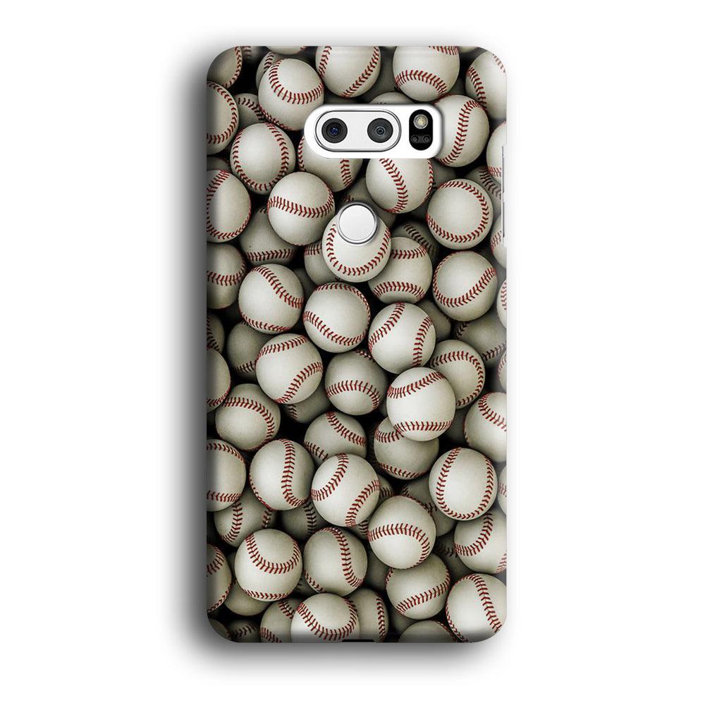 Baseball Ball Pattern LG V30 3D Case-Xtracase