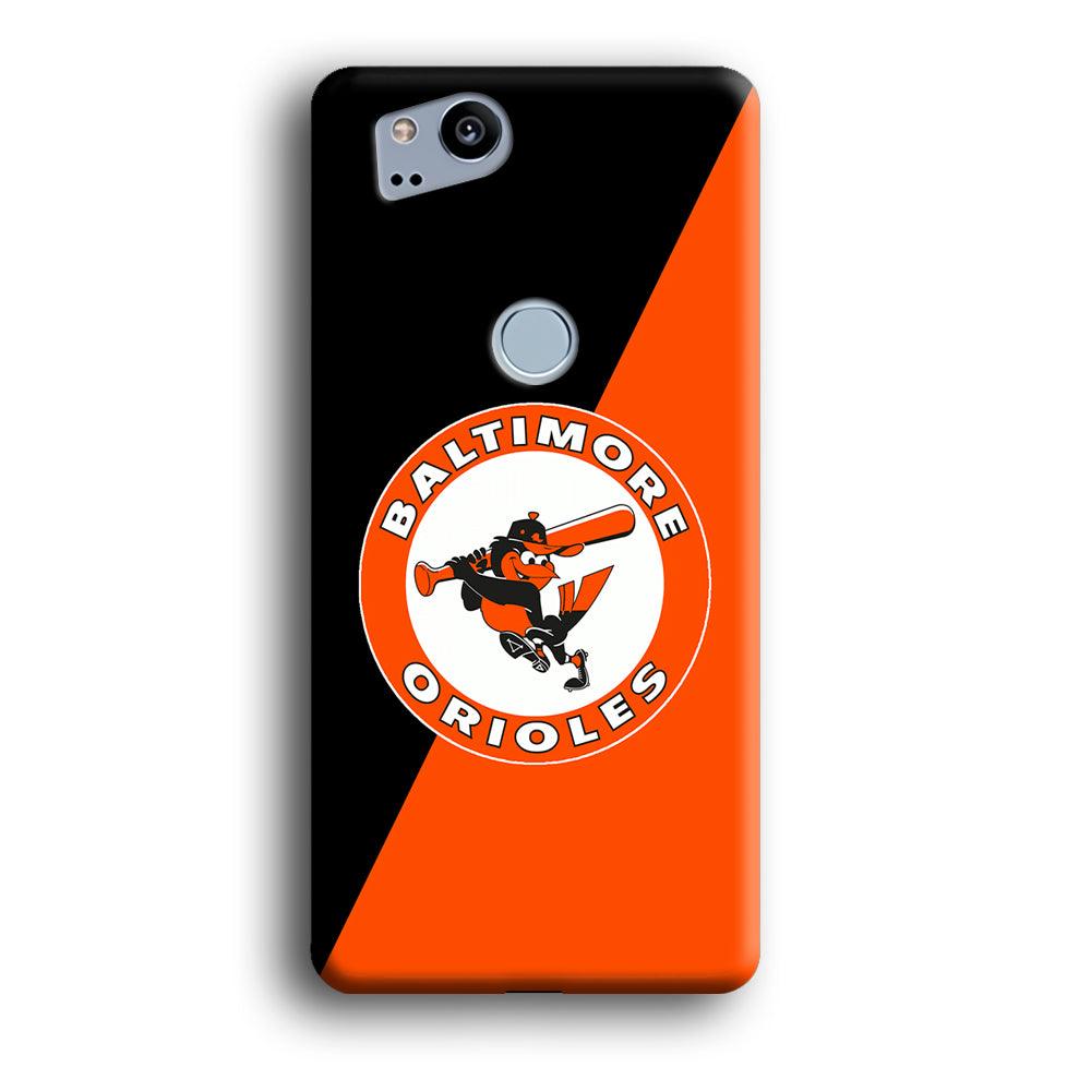 Baseball Baltimore Orioles MLB 001 Google Pixel 2 3D Case-Xtracase