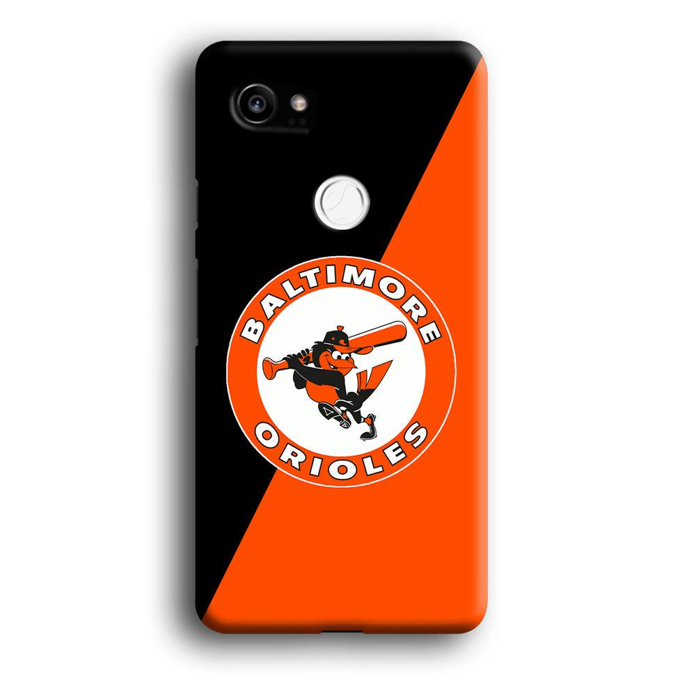 Baseball Baltimore Orioles MLB 001 Google Pixel 2 XL 3D Case-Xtracase