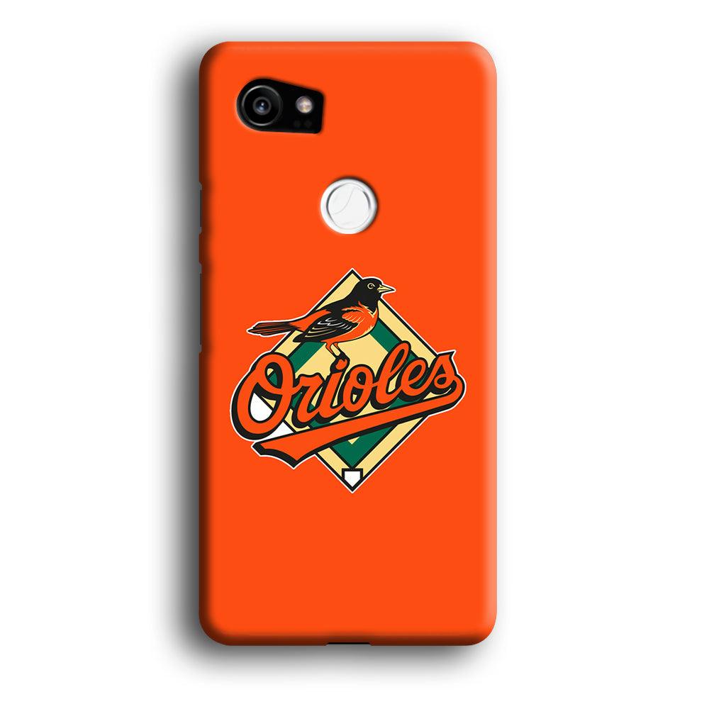 Baseball Baltimore Orioles MLB 002 Google Pixel 2 XL 3D Case-Xtracase